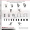 Service Caster 3 Inch 316SS Gray Polyurethane Swivel 1-1/4 Inch Expanding Stem Caster Set SCC SCC-SS316EX20S314-PPUB-114-4 - alternate 4
